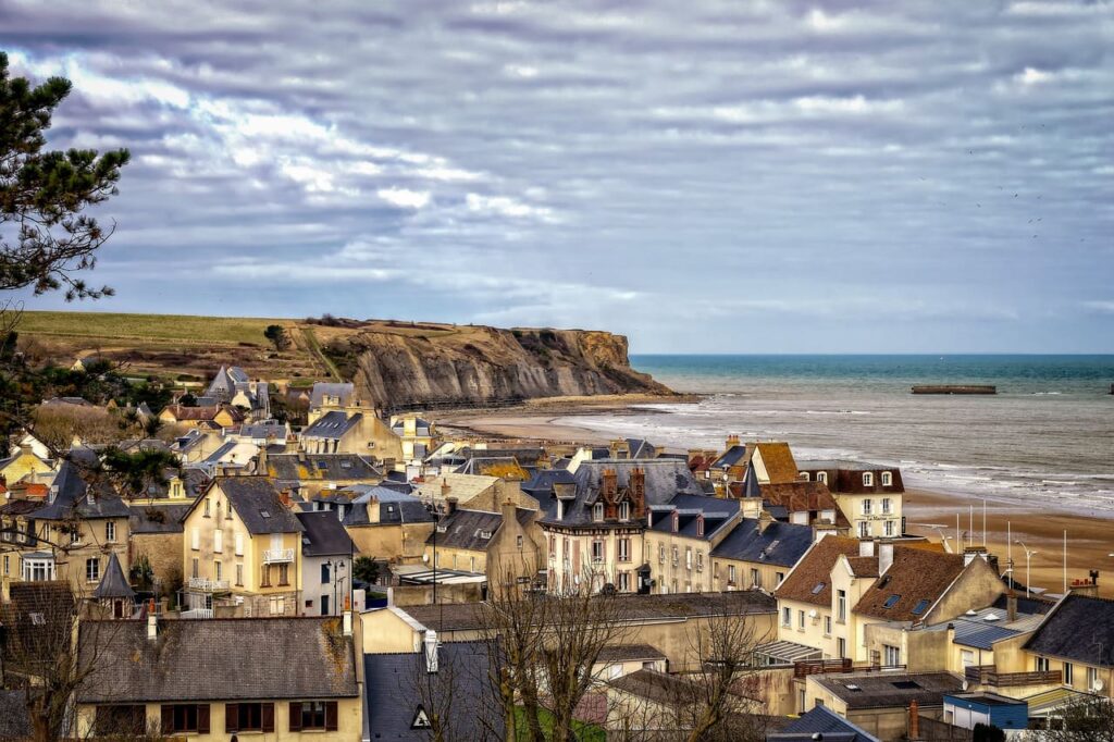 Arromanches. Le spiagge dello sbarco in Normandia.