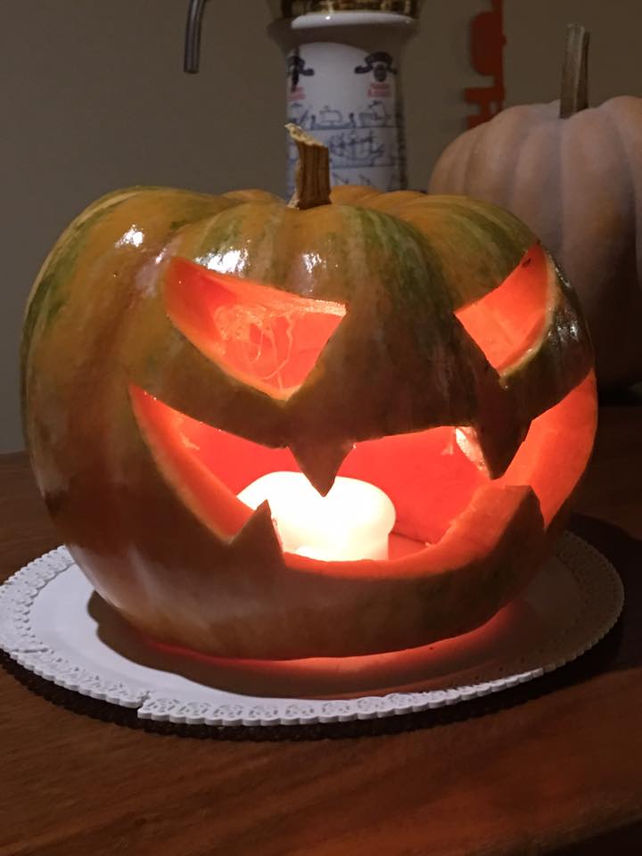 Jack o'lantern, come preparare una zucca di halloween, trevaligie. 