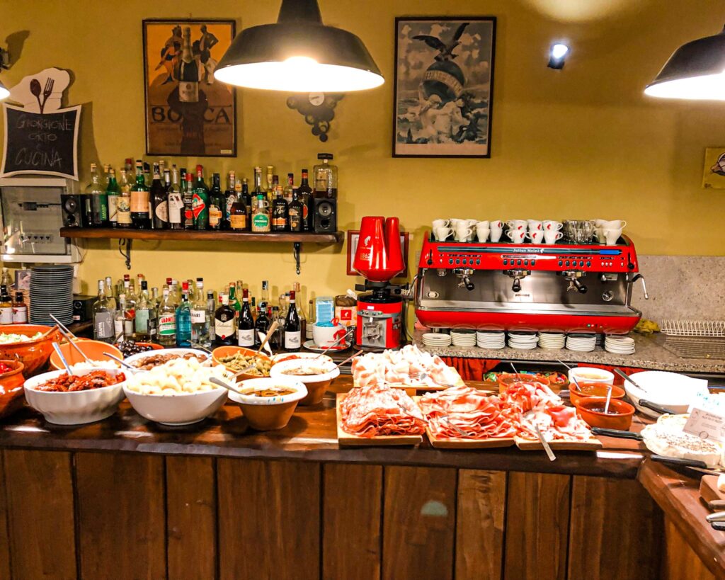  Giorgione "Orto e cucina". Al ristorante "La via di mezzo" a Montefalco.