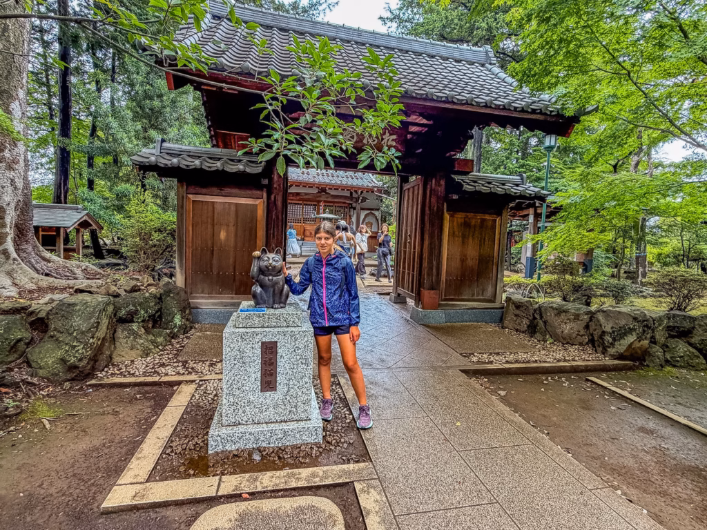 Tempio Gotokuji e Maneki Neko a Tokyo