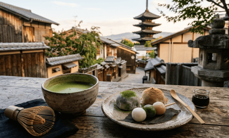 Mochi e matcha experience a Kyoto
